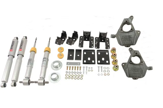 992SP – BELLTECH Lowering Kit, 3 Inch Lift To 4 Inch Adjustable Front Drop/ 5 To 6 Inch Rear Drop Shock Absorbers Inc...